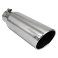 BOLTON 6.00IN ROLLED SLANT DIESEL EXHAUST TIP 5.00IN ID/6.00IN OD