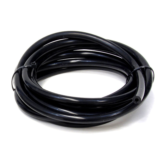 HPS Performance 1/8 (3mm) ID Black High Temp Silicone Vacuum Hose - 25 Feet Pack