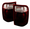 Xtune Ford Ranger 2001-2011 OEM Style Tail Lights Red Smoked ALT-JH-FR01-OE-RSM