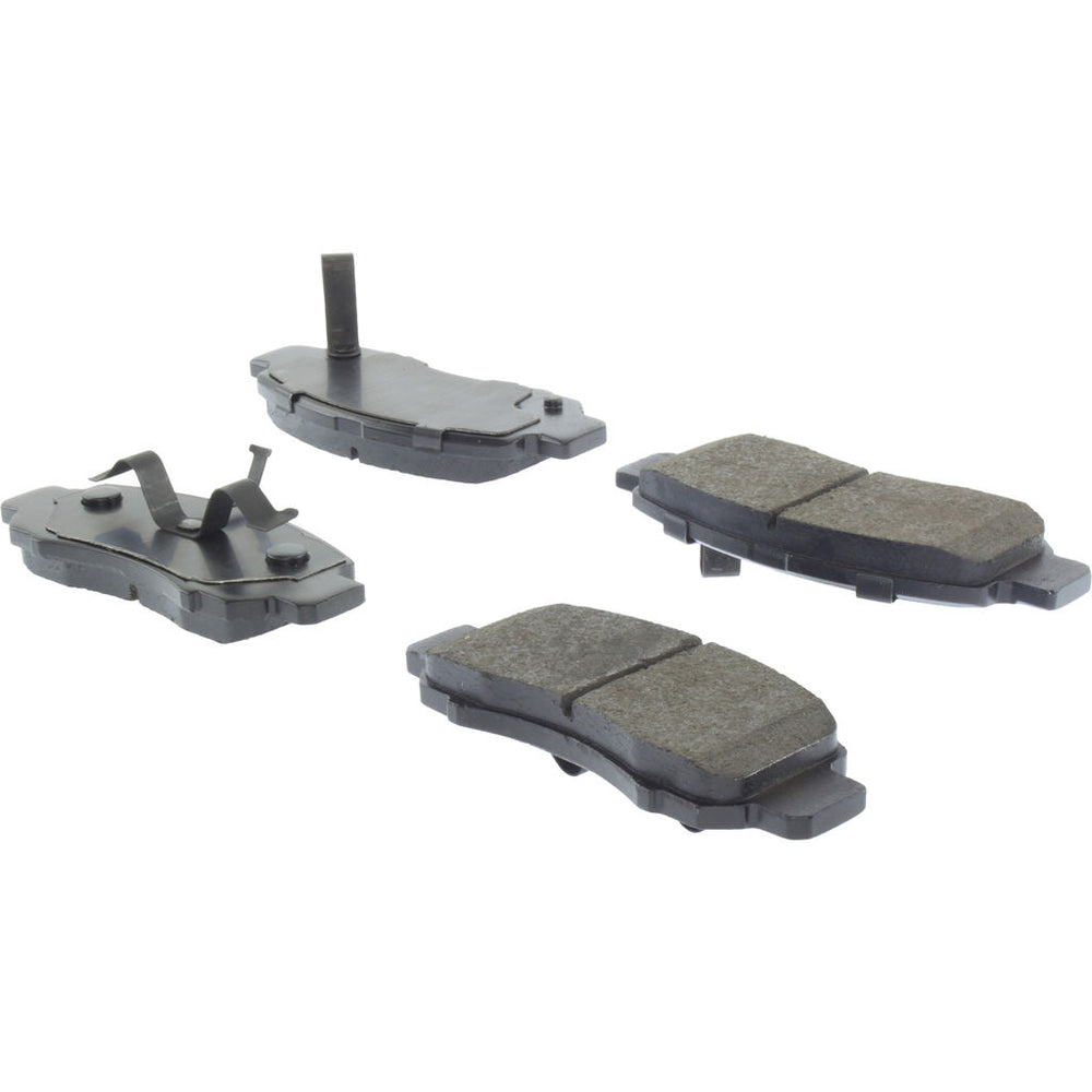 Centric Posi-Quiet Ceramic Brake Pads w/Shims & Hardware - Front