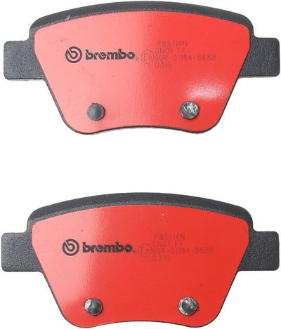 Brembo 10-13 Audi A3 Prem. NAO Ceramic OE Equivalent Pad - Rear