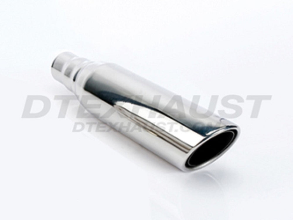 ROLLED ANGLE DOUBLE LAYER SS EXHAUST TIP 3.00IN ID / 5.00IN OD