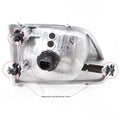 LH HEADLAMP ASSY COMPOSITE; LIGHTNING; W/O BRACKET; F150 0103