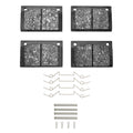 DFC 89-03 Bentley AZURE Rear 5000 Advanced Low Metallic Brake Pads and Hardware Kit