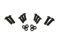 Kentrol 03-06 Jeep Wrangler TJ Mirror Relocation Bracket Pair - Powdercoat Black