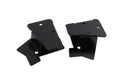 Kentrol 03-06 Jeep Wrangler TJ Mirror Relocation Bracket Pair - Powdercoat Black