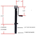 TONGUE JACK 2000 LB. SIDE WIND RETAIL BOXED