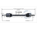 NEW CV AXLE