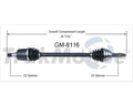 NEW CV AXLE