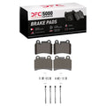 DFC 07-09 Volkswagen Touareg Rear 5000 Advanced Low Metallic Brake Pads and Hardware Kit