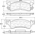 Street Brake Pads w/Shims and Hardware