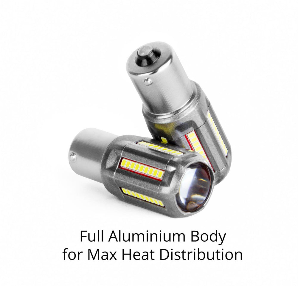 XK Glow 2pc Red 1156 Auto Bulb