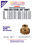 GEAR-DISTRIBUTOR DRIVE
