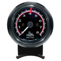 2-1/2 Dia Tachometer 8000 RPM Black Dial