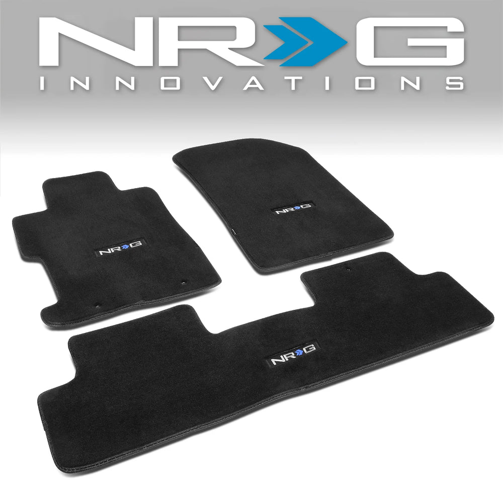 NRG Floor Mats - 06-11 Honda Civic Si 2DR Coupe (NRG Logo) - 3pc.