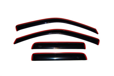 0412 COLORADO/CANYON CREW CAB 4PC INCHANNEL VENTVISORSMOKE