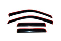 0412 COLORADO/CANYON CREW CAB 4PC INCHANNEL VENTVISORSMOKE