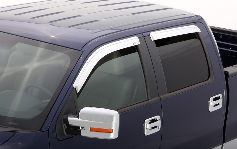 ~(2.5 lbs. 46X11X1)~ WINDOW VENTVISOR 4PC - CHEVROLET