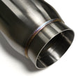Stainless Bros 3.5in Round Body x 12.0in Length 2.50in Inlet/Outlet Bullet Resonator