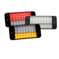 LED S/RT/T RECT AMB/RED ECE 40-DIO