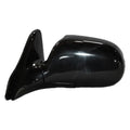 LH MIRROR OUTSIDE REAR VIEW BASE; 4DR SEDAN/4DR WAGON; BLACK TOYOTA COROLLA 19931997
