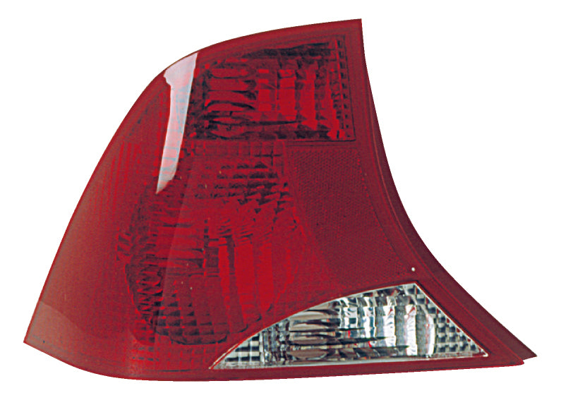 LT TAILLAMP ASSY 4DR SEDAN; W/O BULB OR SOCKET; TO 1/22/01; 3BULB LAMP FORD FOC