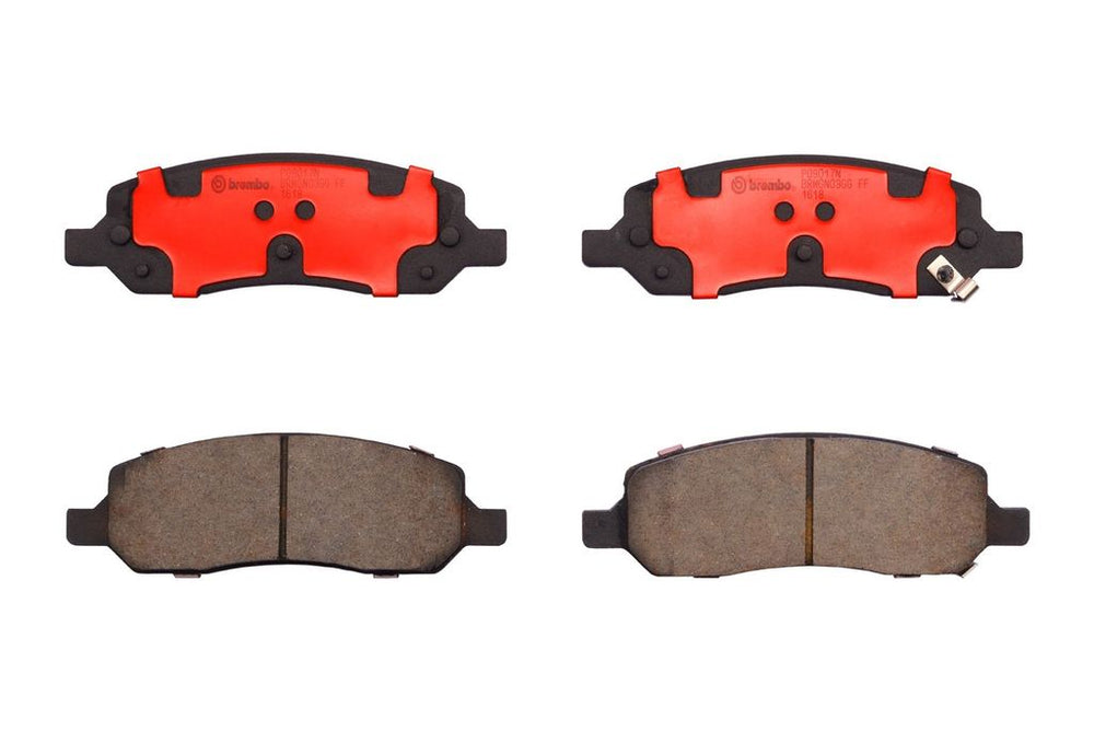Brembo 06-11 Buick Lucerne Cadillac DTS Rear Premium NAO Ceramic OE Equivalent Pad