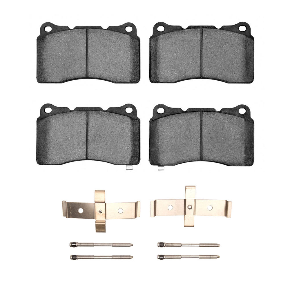 R1 10-16 Hyundai Genesis Coupe Front Ceramic Brake Pads & Hardware Kit