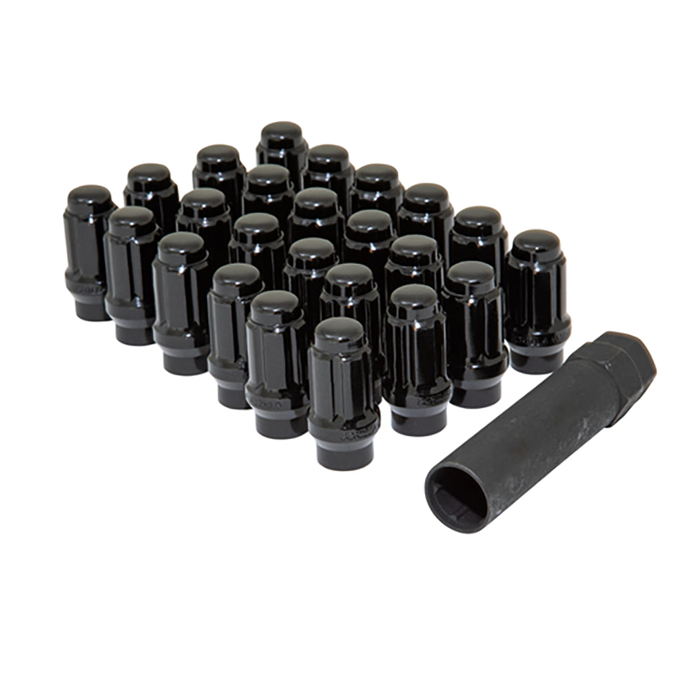 Gorilla 6LUG 12-1.25 ET SPLINE WIK PASS BLK