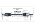 NEW CV AXLE