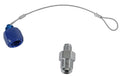 Nitrous Bottle Racer Safety Blow-Off Adapter -8An For 2Nd And 3Rd Generation Hi-Flo' And Super Hi-Flo' Bottle Valves Includes A New Pre-Installed Safety Disc NOS