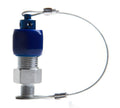 Nitrous Bottle Racer Safety Blow-Off Adapter -8An For 2Nd And 3Rd Generation Hi-Flo' And Super Hi-Flo' Bottle Valves Includes A New Pre-Installed Safety Disc NOS