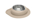 WeatherTech Pet Feeding System Single Low 32oz 3in. Stainless Bowl - Tan