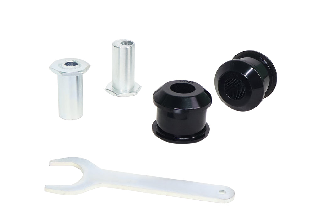 Control arm - lower rear bushing 2 Bushings 2 Tubes Adjusting Tool Install Guide Grease