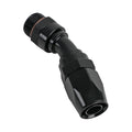 Fragola -10AN Male Rad. Fitting x 30 Degree Pro-Flow Hose End - Black
