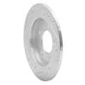 DFC 17-25 Hyundai Veloster Rear Right Drilled & Slotted Silver Brake Rotor