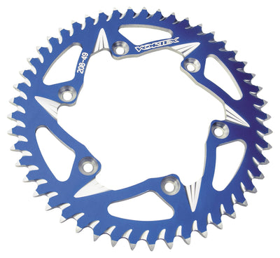 Vortex Racing Aluminum Rear Sprocket 530 53 Tooth- Blue