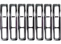 Rugged Ridge Grille Inserts Chrome 97-06 Jeep Wrangler