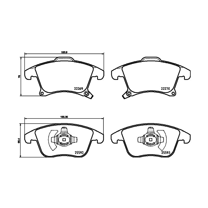 BRAKE PAD SET DISC BRAKE 8DB