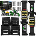 Rhino USA Heavy-Duty Wheel Chock Tie Down Kit - Black