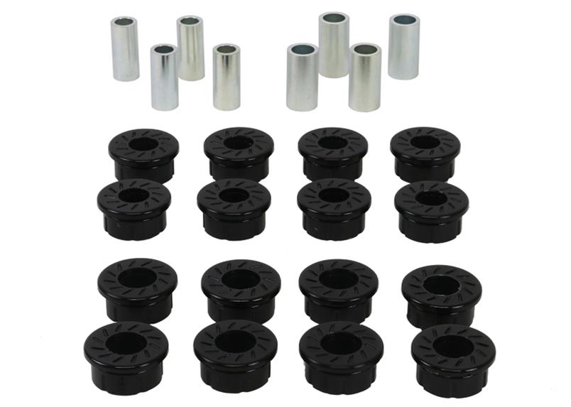 Control arm - upper and lower bushing 16 Bushings 8 Tubes Grease