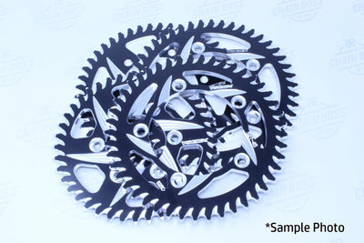Vortex Racing Aluminum Rear Sprocket 525 50 Tooth- Blue
