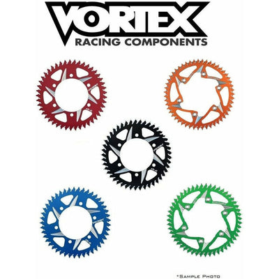 Vortex Racing Aluminum Rear Sprocket 525 45 Tooth- Red