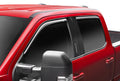 AVS 17-18 Ford F-250 Super Duty Supercrew Ventvisor Front & Rear Window Deflectors 4pc - Smoke