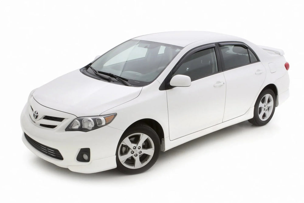 0913 COROLLA 4PC ORIGINAL INCHANNEL VENTVISORSMOKE