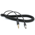 Rugged Radios Firetruck Intercom Headset Coil Cord for 1/4 Style Jacks & FHS Headset