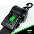 Rhino USA Retractable Ratchet Straps (2Pk 2Inx10Ft) (Green)