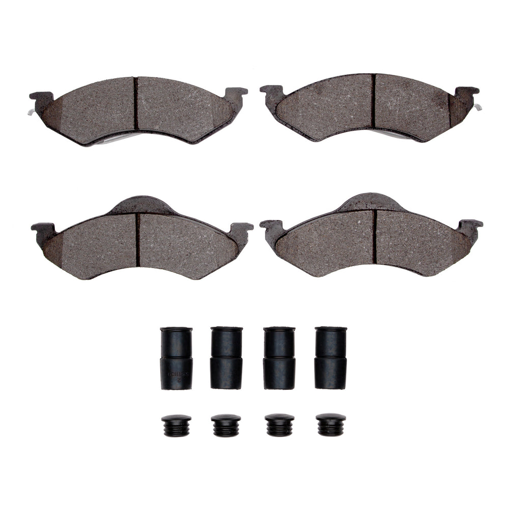 R1 98-99 Dodge Dakota 4WD Front Super Duty Pads & Hardware Kit