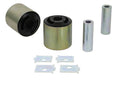 Radius arm - lower bushing 2 Shell Bushings 2 Tubes 4 Washers Install Guide Grease