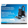 SEWER FLEXIBLE CABLE KIT 72IN WITH 3IN VALVE